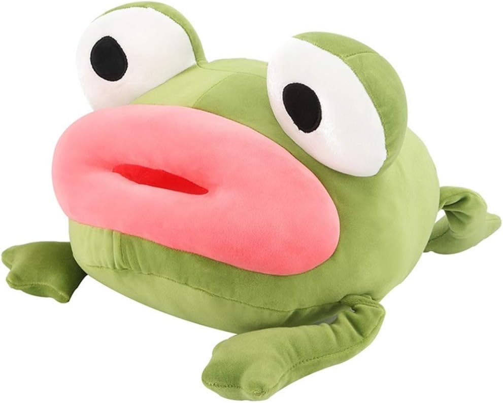 Amazon カエル ぬいぐるみ 特大 抱き枕 ビッグアイ 萌える 人形 添い寝 ソファークッション もちもち ストレッチ感 置物 動物 インテリア 減圧グッズ キッズ 玩具 お守り お誕生日 グリーン 黄 35 55cm ぬいぐるみ おもちゃ