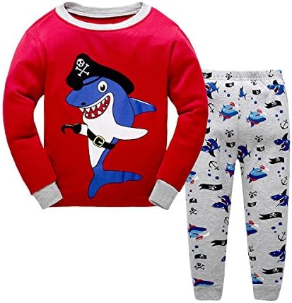Kid Toddler Clothes Pirate Shark Costume Pajamas
