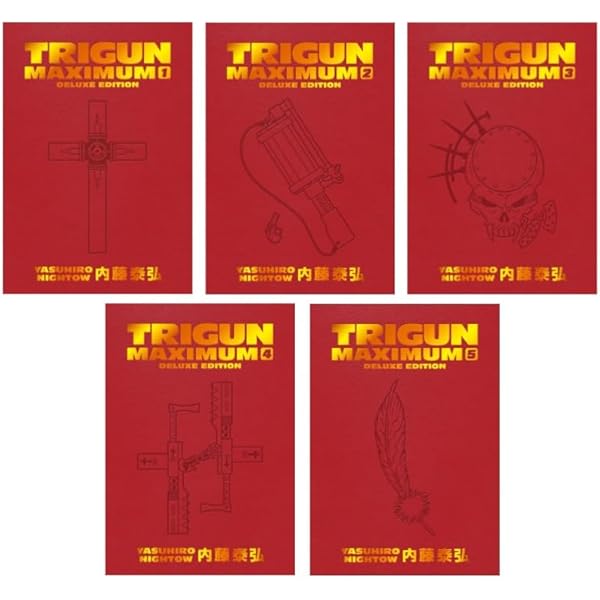 Trigun Maximum Deluxe Edition Volumes 1–5 Hardcover Manga Box Set