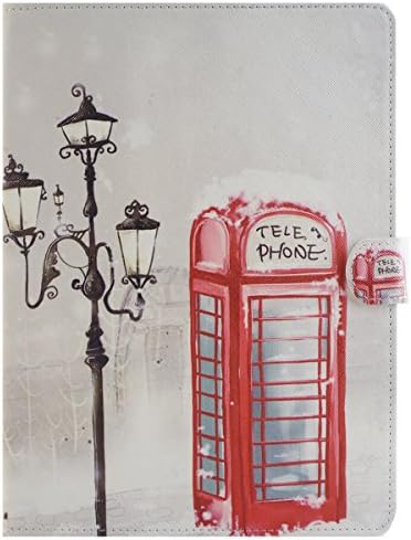 daminfe for Samsung Tab S2 9.7/t810/t815 Snowflake Painted Pattern Colorful Pu Leather Case Folio Flip Stand Cover with Card Slots for Samsung Tab S2 9.7/t810/t815