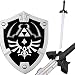 Dark Link Legend of Zelda Master Sword Shield Combo Deal Foam Larp Set Cosplay