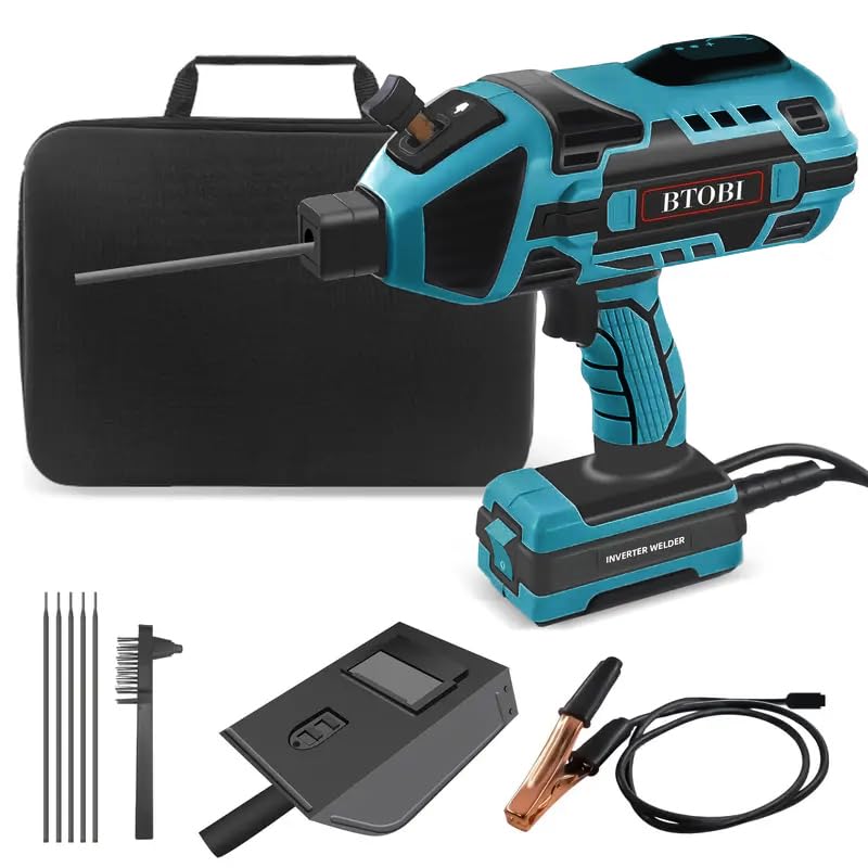 Photo 1 of Welding Machine Handheld, Portable ARC Welder Hand Held Welder Gun, for 3/32"-1/8" Stick Welder,BTOBI 110V, IGBT Inverter with Welding Tool Set and Toolbox
