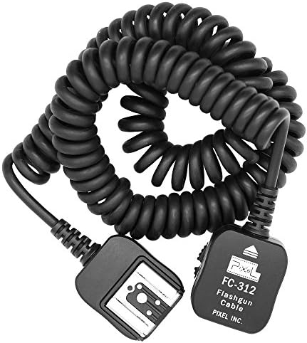 Pixel FC-312/10M Off-Camera Flashgun Cable For Nikon SB-910,SB-900,SB-800,SB-700,SB-600,D3X, D3, D700, D2, D300, D200,D90, D80, D7 (L)