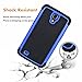 Njjex for Galaxy Mega 6.3 Case， [Nveins] Shock Absorbing Hybrid Dual Layer Rubber Plastic Impact Armor Defender Bumper Rugged Hard Sgell Case Cover for Samsung Mega 6.3 i9200/i9205/i527 [Blue]