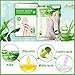 3 Pairs Foot Peel Mask & 2 Pairs Hand Peel Mask, Natural Aloe Extract, Remove Dead Skin, Exfoliating for Dry Foots and Hands, Repair Rough Skin for Women, Menthumb 1