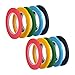 Outus 10 Pieces 3 mm Width Whiteboard Gridding Tape Grid Marking Tapes Self Adhesive Chart Tapes Artist Tape, 5 Colors