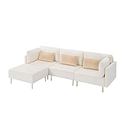 EMKK 105”Convertible Sectional Sofa Couch,Modern