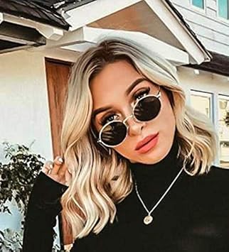 Amazon Com Ombre Ash Blonde Lace Front Wig For Women Short Blonde