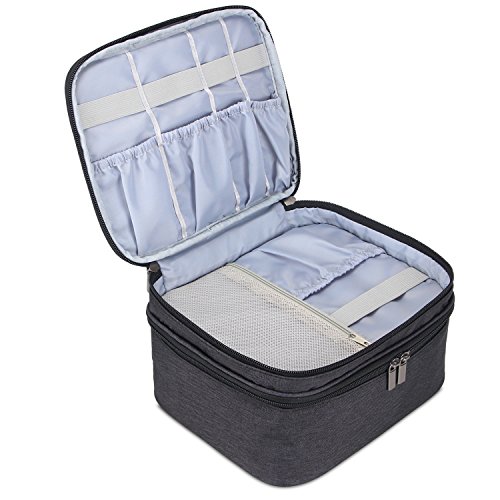 Luxja Carrying Bag for DR.J Mini Projector, Portable Case for Mini Projector and Accessories (Fits Most Major Mini Projectors), Black - Thumbnail 4