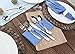 Artaste 59380 Rain 18/10 Stainless Steel Flatware 36-Piece set, Service of 12