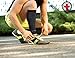 Doctor Developed Copper Calf Compression Sleeve/Shin Support [Single] and Doctor Written Handbook — Guaranteed Relief from Calf Cramps, Shin splints, Varicose Veins, Calf Injury (L)