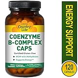 Country Life Coenzyme B Complex, 120-Count