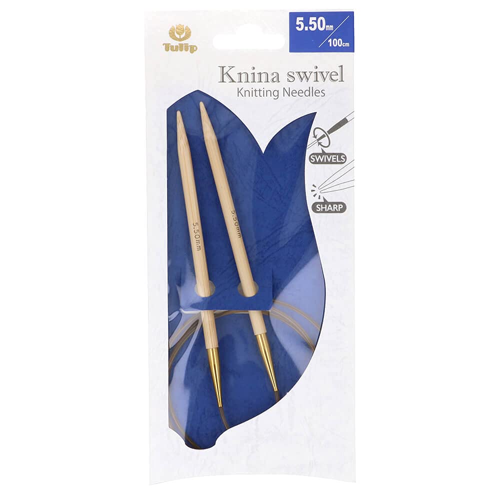 Tulip Knina Swivel Circular Needle 100 cm 5.5 mm - 1 piece