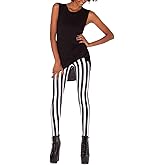 QZUnique Women's Ankle Length Footless Elastic Leggings Yoga Pants