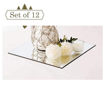 12-inch Mirror Plates for Table Decor, Wedding Kuwait Ubuy