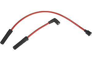 ACROPIX Motorcycle Spark Plug Coil Wires Ignition Coil Harness Cable 8mm Fit for Harley Davidson Sportster 883 1200 1986-2003