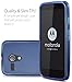 Fosmon DURA-FROST Series Flexible TPU Case for Motorola Moto G (1st Generation Only) / Motorola DVX (Blue)