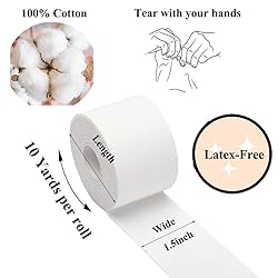 ADMITRY Athletic Tape,5 Pack White Sports Tape,Very
