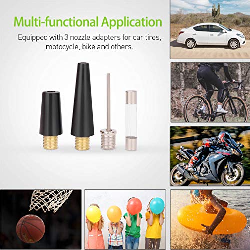 SUNLIFER Car Air Compressor Tire Inflator,12V Auto Tire Pump, Portable Digital Air Compressor for Car, Motorcycle, Bike and Other - New Upgraded