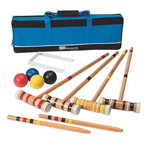 Recreational 4-Player Croquet Set