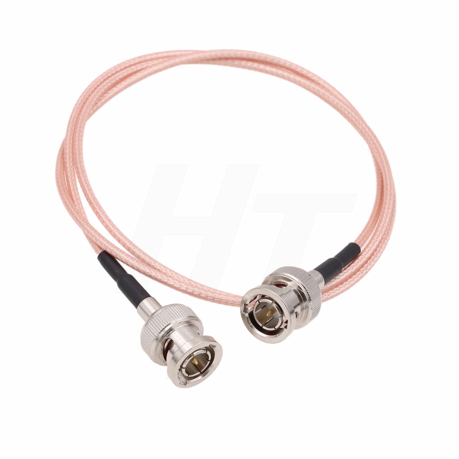 HangTon Thin Camera Monitor 3G HD SDI Video Cable Male BNC to Male BNC for Blackmagic RG179 75 Ohm 80cm — image 1