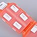 UCEC 7-Day Pill and Vitamin Organizer Travel Pack Daily Weekly Dose Medicine Box Case Drug Container