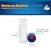 2ml HPLC Vial, Membrane Solutions Autosampler Vial Clear Sample Vials 9-425 Screw-Thread Vial and Blue Screw Cap with Hole, Case of 100