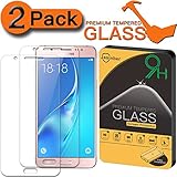 [2-Pack] Galaxy J7 (2016) Screen Protector, Jasinber Tempered Glass Screen Protector for Samsung Galaxy J7 2016 (Not for 2015 Released) with 9H Hardness/Anti-Scratch/Anti-Fingerprint
