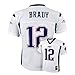 Tom Brady New England Patriots NFL Youth White Road Mid-Tier Jersey