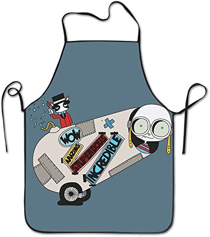 Daily Cooking Casual Cartoon Cannon Illustration Apron