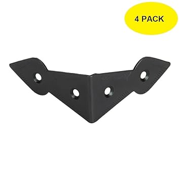 Set Of 4 Hardware Surface Mounted Chest Trunk Corner Box Corners