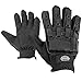 Valken Full Finger Plastic Back Gloves, Black, Small