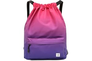 Risefit Waterproof Drawstring Bag, Gym Bag Sackpack Sports Beach Backpack for Men Women