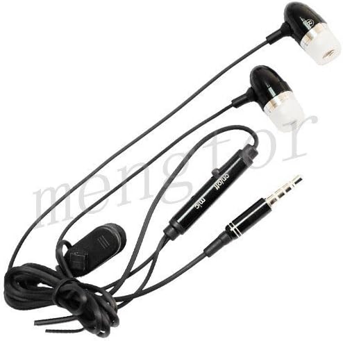 Universal 3.5mm In-ear Stereo Headset Hands-free Earphone with Build-in Microphone for Apple Iphone 3g / 4g/ipad(black)
