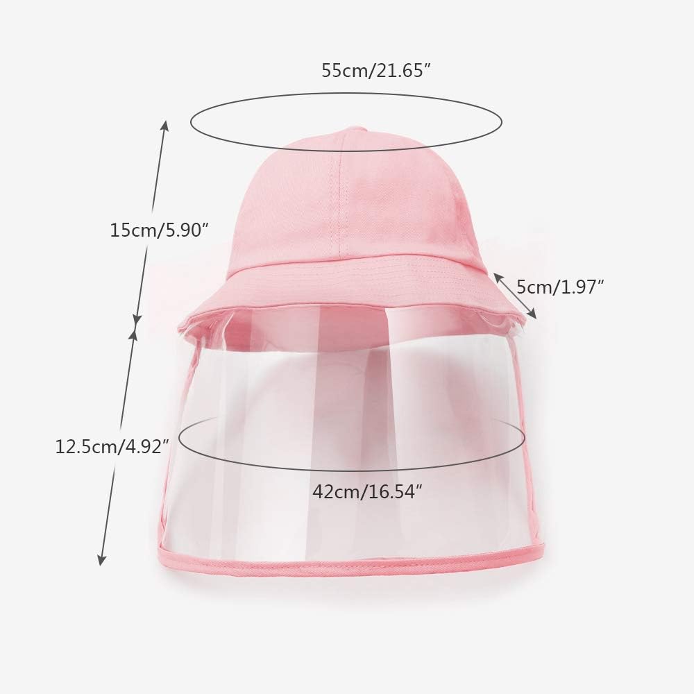 Kids Hat Outdoor, Protective Sun Fisherman Cap with Cover for Children Boys Girls Toddlers Babies: Clothing
