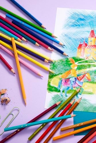 - Buntstifte Set Castle, 60 hexagonale Malstifte