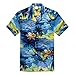 Palm Wave Men's Hawaiian Shirt Aloha Shirt
