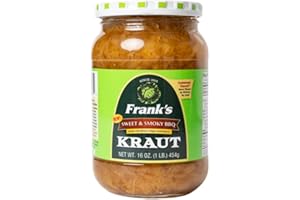 GENERIC Franks Sweet & Smoky BBQ Kraut, 16oz (Pack of 2)