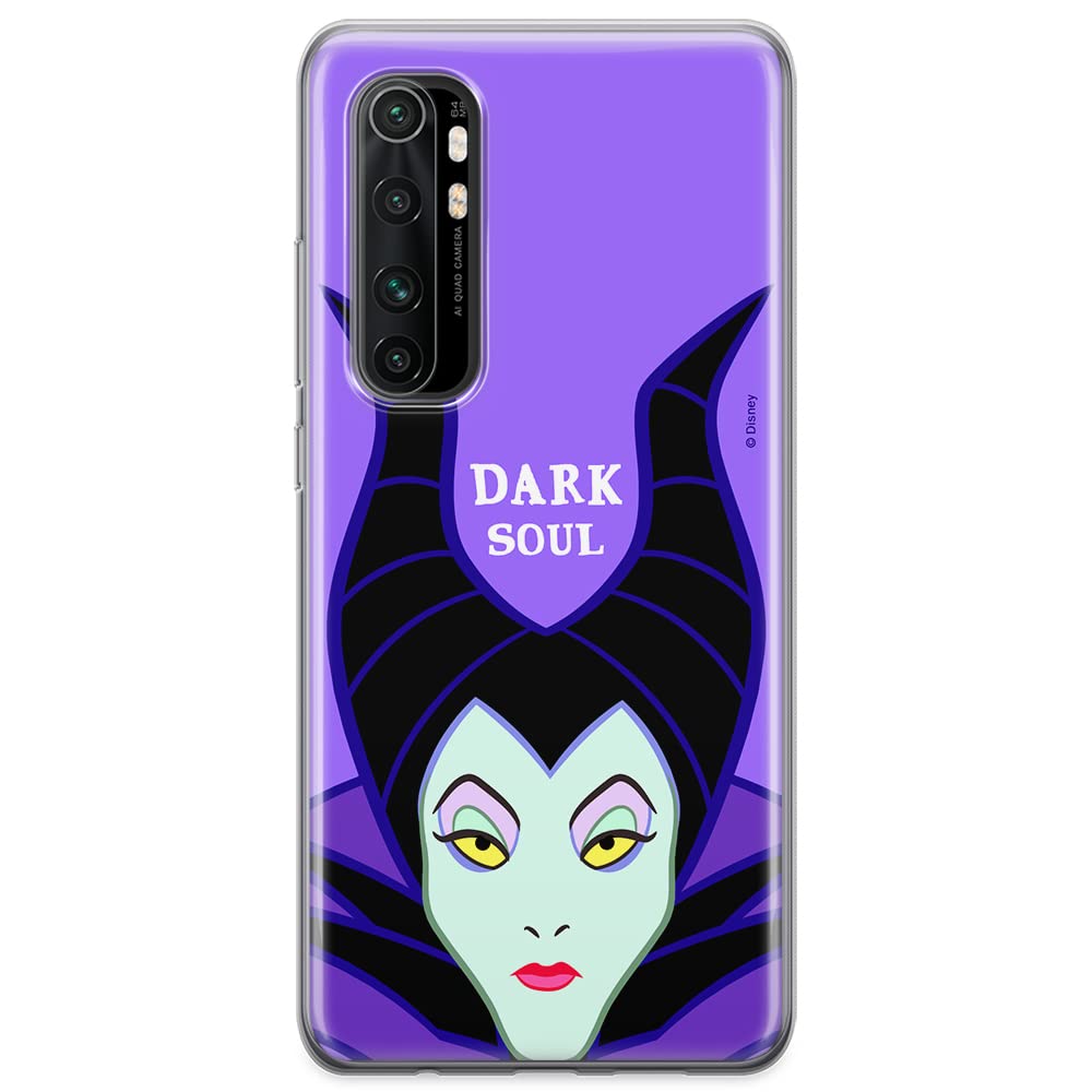 ERT GROUP mobile phone case for Xiaomi MI NOTE 10 Lite original and officially Licensed Disney pattern Maleficent 001 optimally adapted to the shape of the mobile phone, case made of TPU