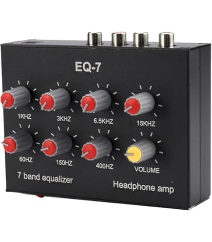 ベース AMT Electronics Bass Equalizer EQ-7B Amazon.com: EQ-7 7 Band EQ Equalizer, Input Output, 12dB
