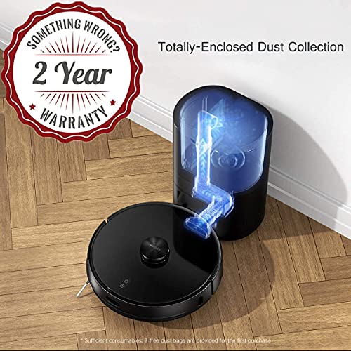 Lydsto R1 Robotic Vacuum Cleaner with Self Empty, Robotic Vacuums and