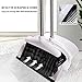 Broom and Dustpan/Dust Pan and Broom Combo Set with Long Handle for Upright Sweep Lobby Office Pet Hair Sweeping Kitchen House, 52