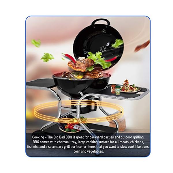 EasyGoProducts-Big-Bad-Charcoal-BBQ-Grill–Large-Size-Barbeque-Grill-for-Outdoor-Cooking–Cooking-Area-22-Diameter