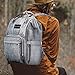 Diaper Bag for Dad Girls and Boys - Baby Backpack with Free Changing Pad - Waterproof Maternity Bag Organizer for Girls - Large Capacity Nappy Tote Stylish and Durable for Men and Women -Grey