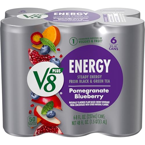 V8 +ENERGY POMEGRANATE BLUEBERRY JUICE ENERGY DRINK, 8...