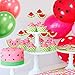 JOYMEMO Watermelon Party Decorations Birthday for Boy or Girl Happy Birthday Banner Watermelon Agate Polka Dot Balloons Cupcake Toppers