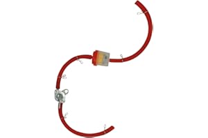 WELANDYA Gas Fuel Hose Oil Filter Clamps Inline Fuel Shut Off Valve Petcock Petrol Switch for 50cc 70cc 110cc 125cc 150cc 250cc Mini bike Dirt bike Pit bike Tao Tao Motorcycle Scooter Quad ATV and Go Karts