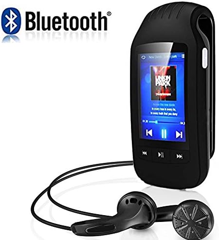 CFZC Bluetooth MP3 Player, Sport Clip MP3 Player 8GB Lossless Music Player with FM Radio Pedometer-Support 32GB micro sd card slot
