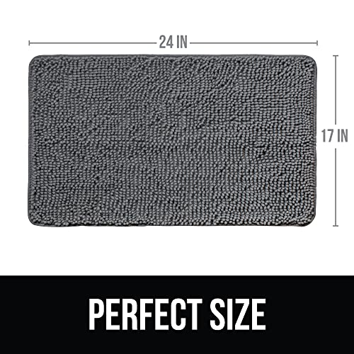 KANGAROO Luxury Chenille Bath Rug, Extra Soft and Absorbent Shaggy