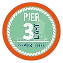Pier 3 Single-Cup Coffee for Keurig K-Cup Brewers, Light Roast, 100 Count